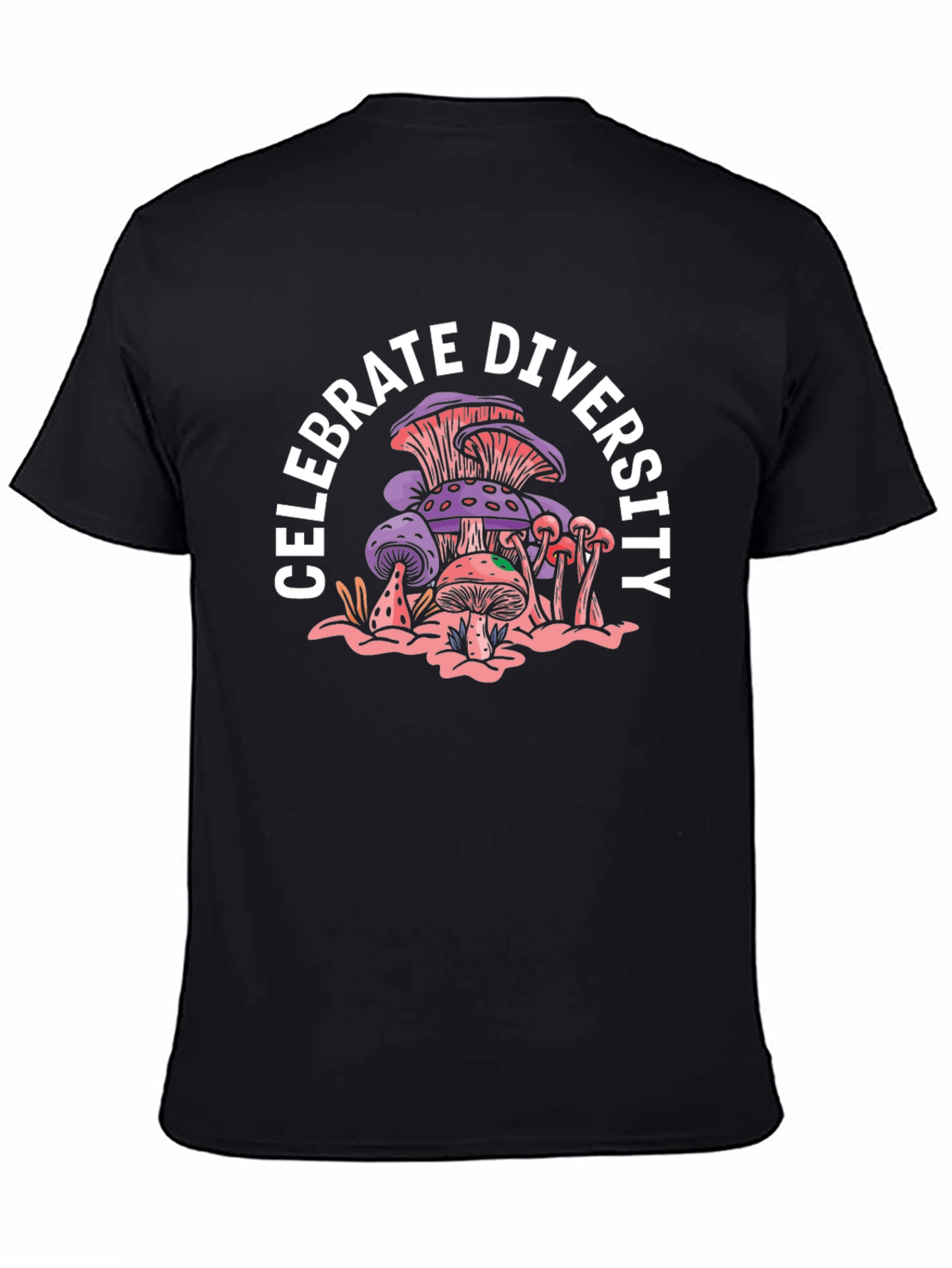 Celebrate Diversity Mushroom Graphic Tee