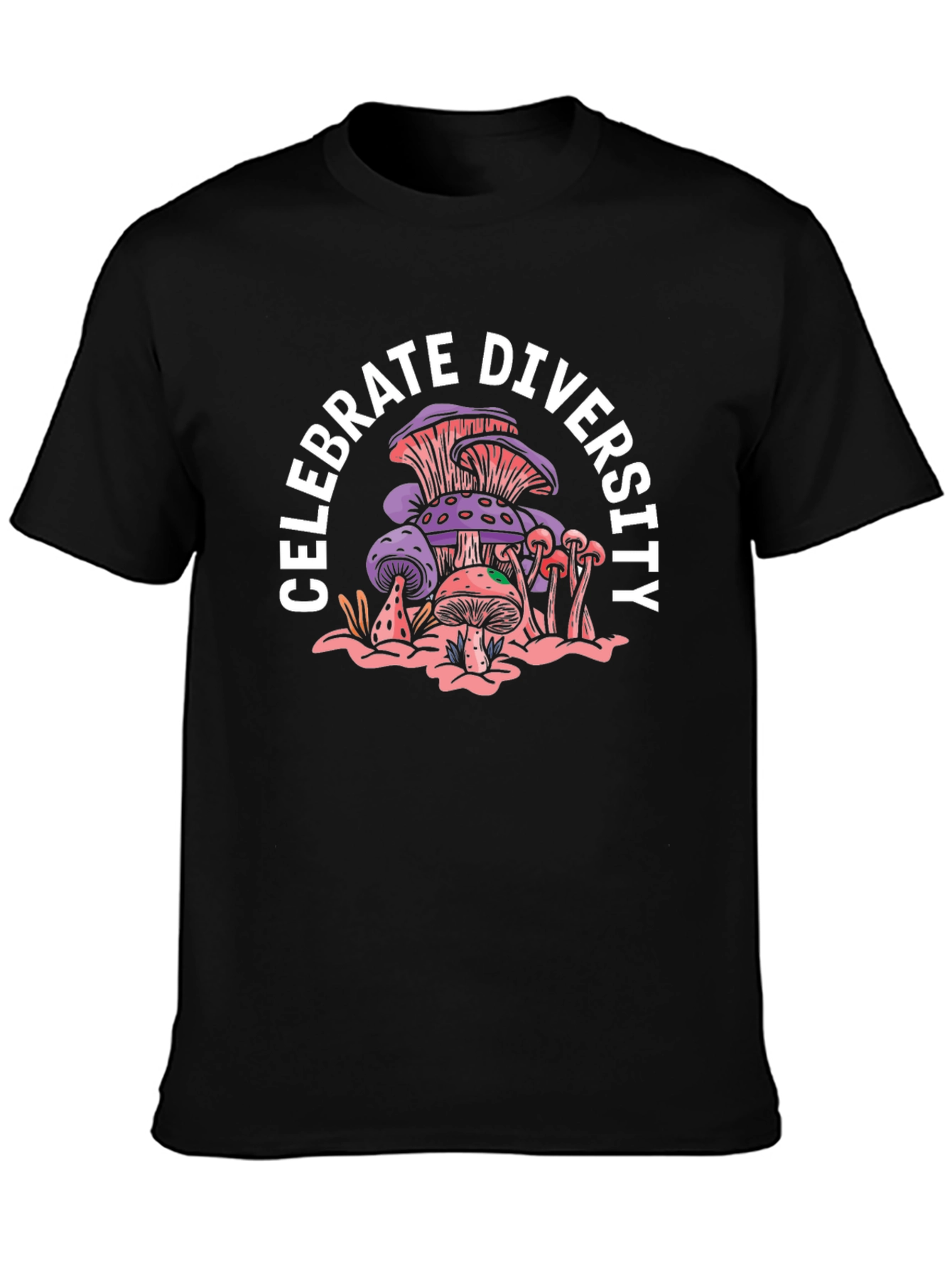 Celebrate Diversity Mushroom Graphic Tee