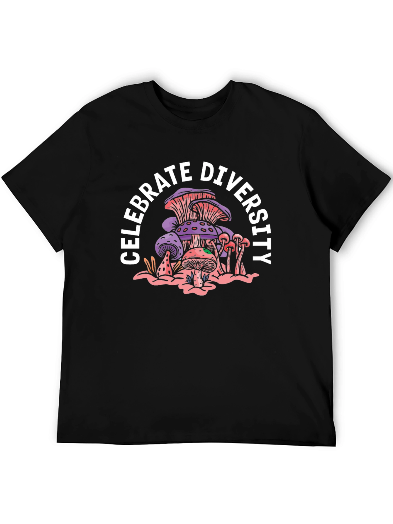 Celebrate Diversity Mushroom Graphic Tee