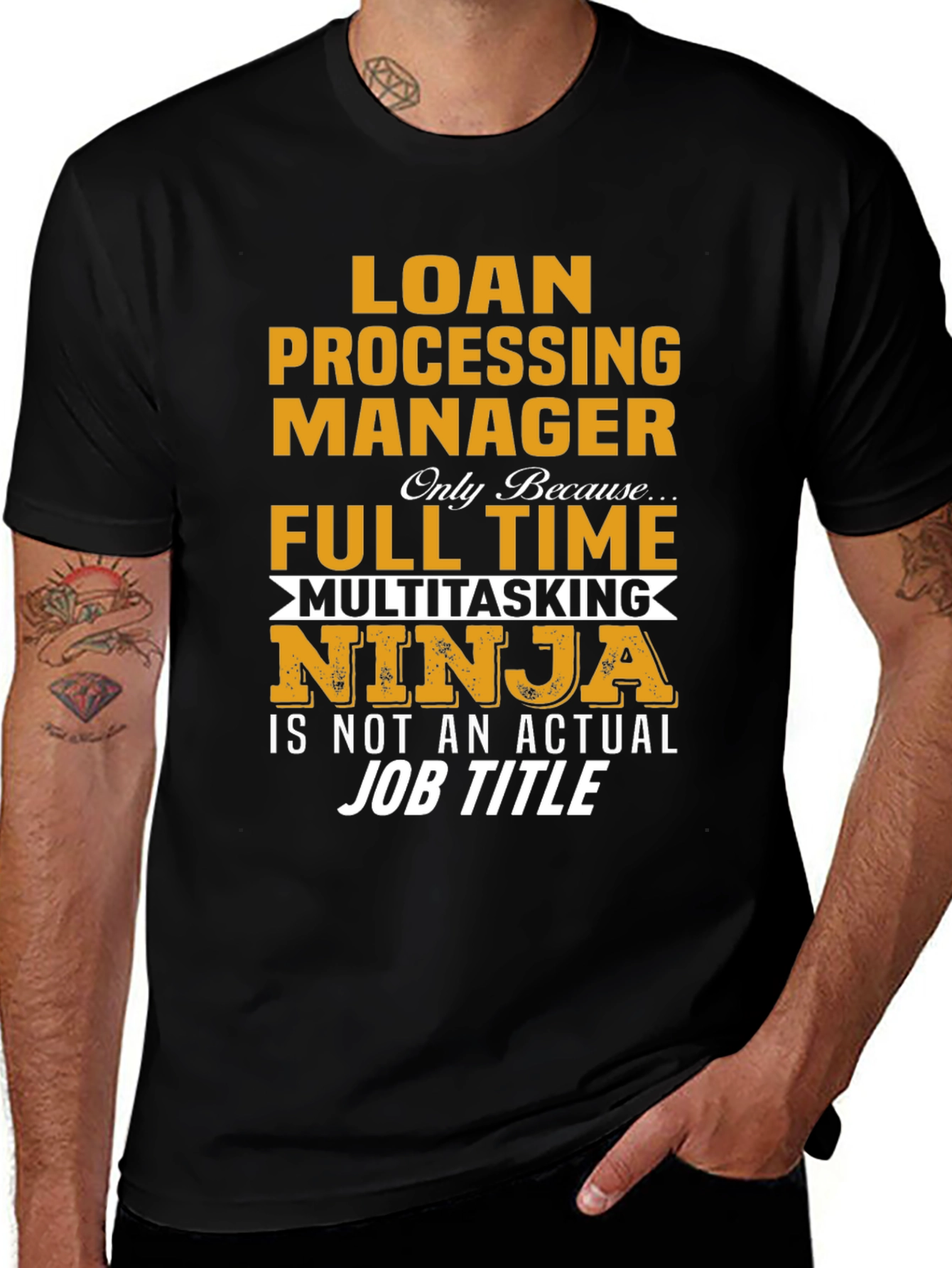 Loan Processing Manager Ninja T-Shirt