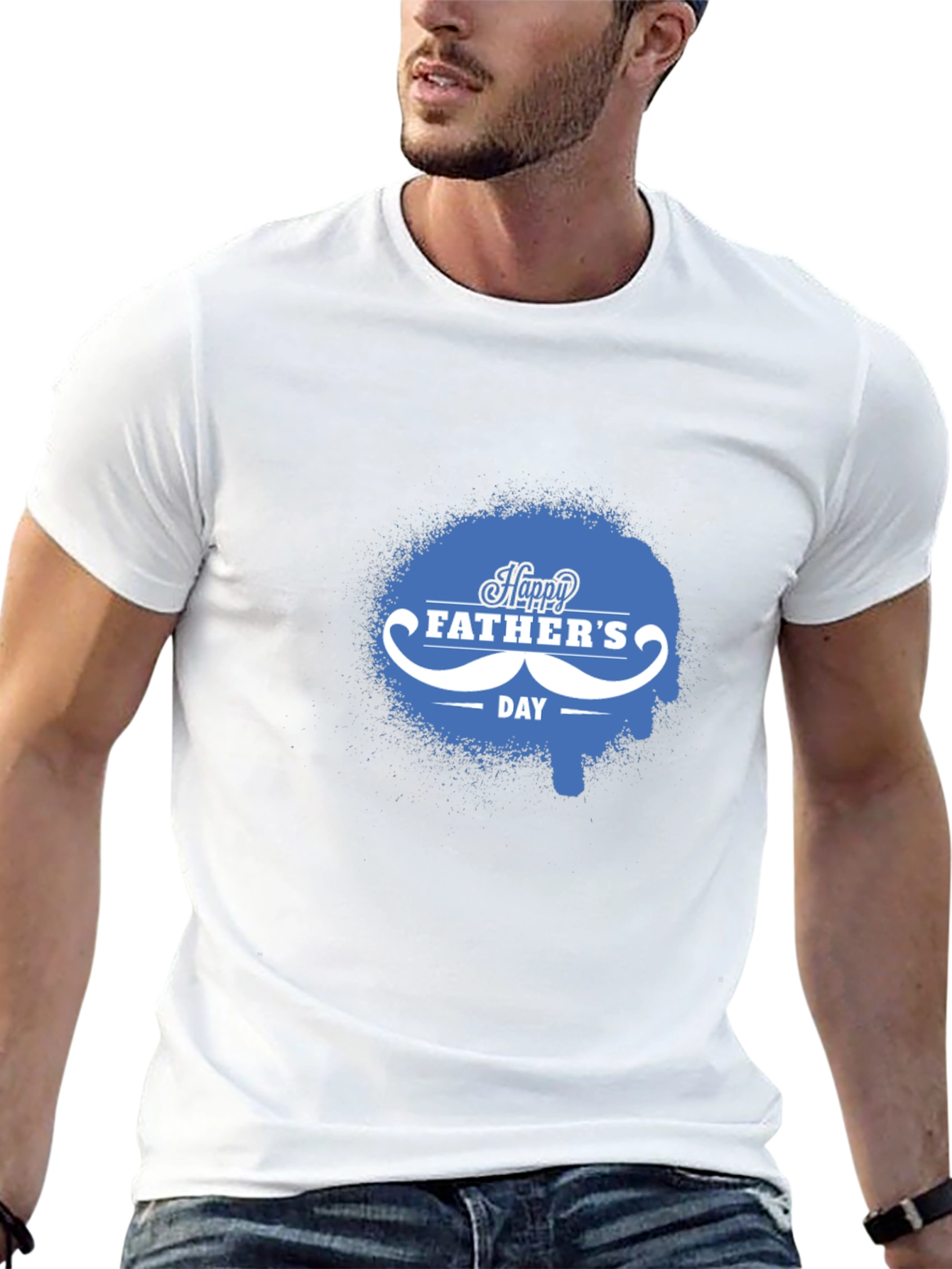 Happy Fathers Day T-Shirt - Stylish Mens Tee