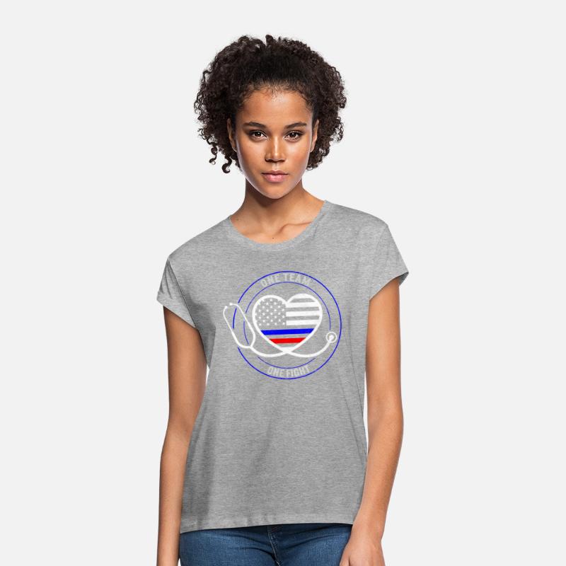 Patriotic Shirt, One Team One Fight Stethoscope