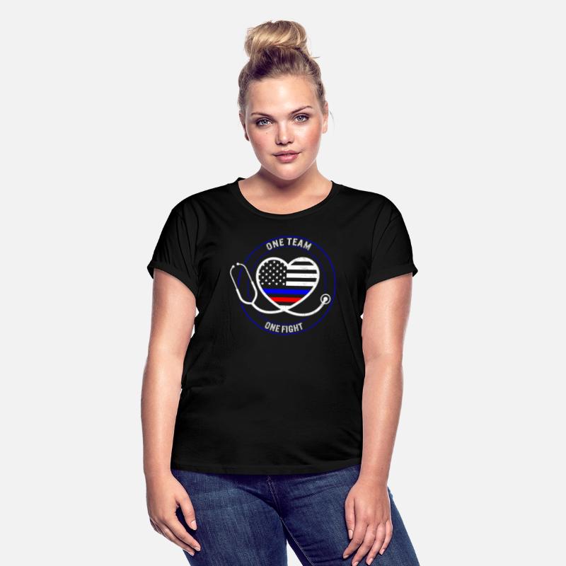 Patriotic Shirt, One Team One Fight Stethoscope