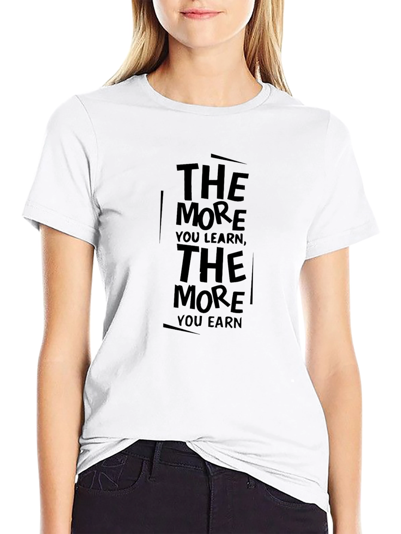The More You Learn Graphic Tee