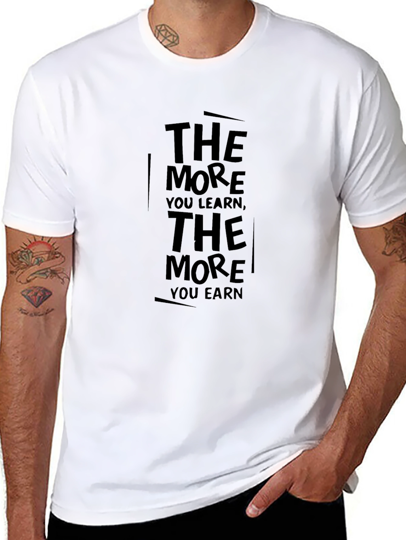 The More You Learn Graphic Tee