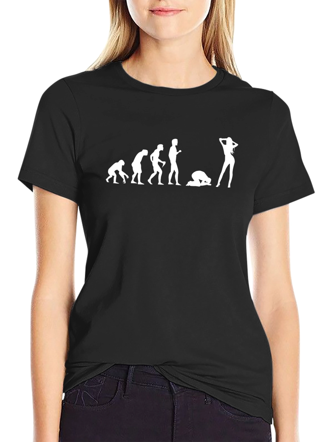 Evolution of Man Funny Graphic T-Shirt