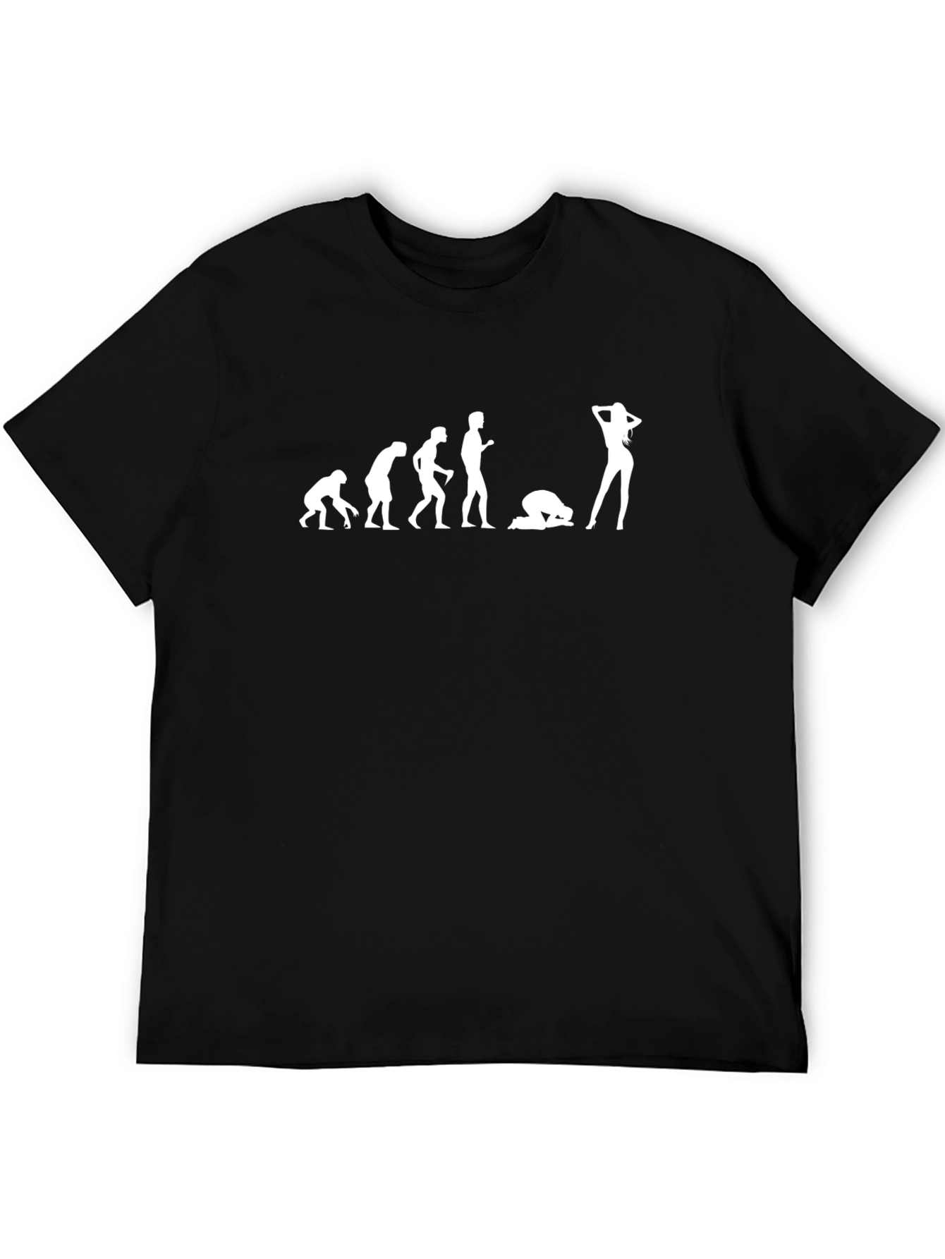 Evolution of Man Funny Graphic T-Shirt