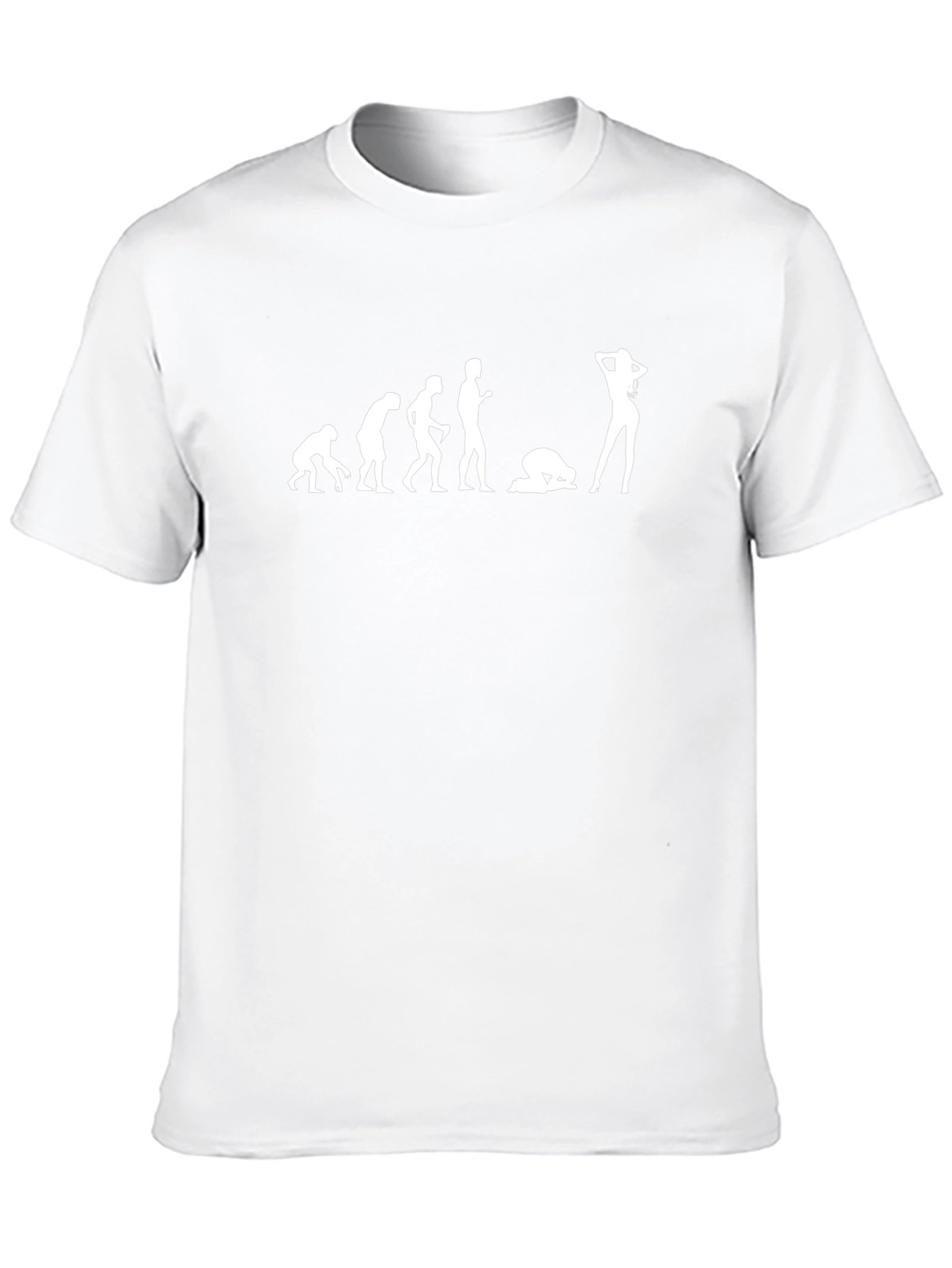 Evolution of Man Funny Graphic T-Shirt