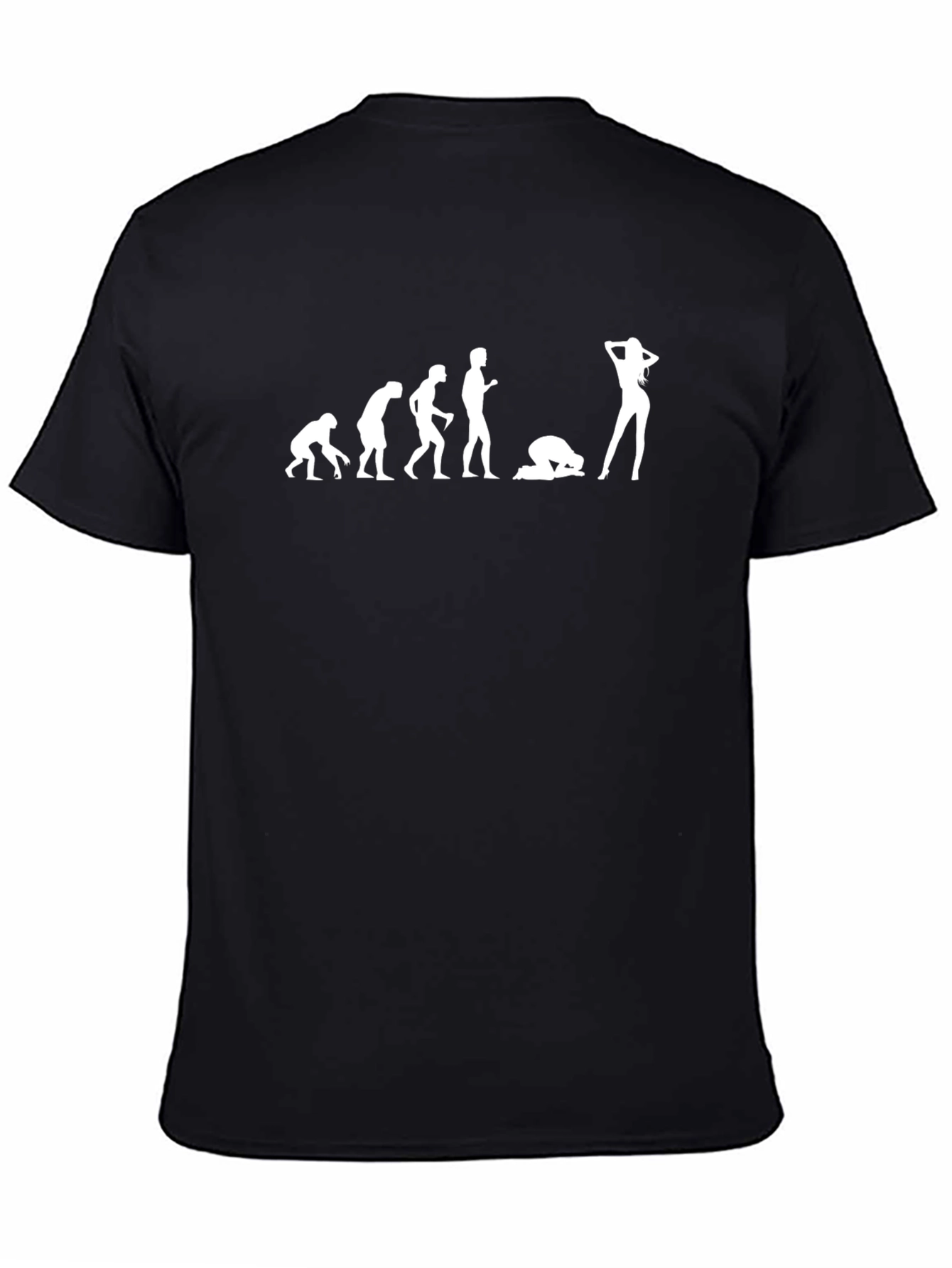 Evolution of Man Funny Graphic T-Shirt