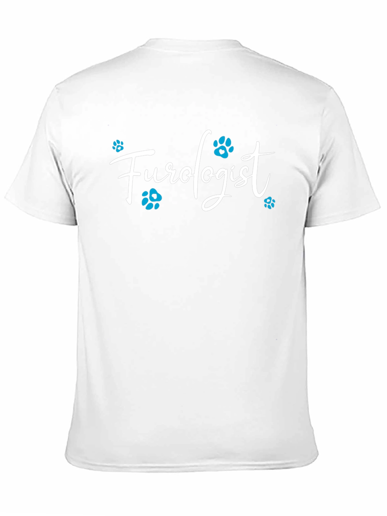 Furologist Paw Print T-Shirt - Black