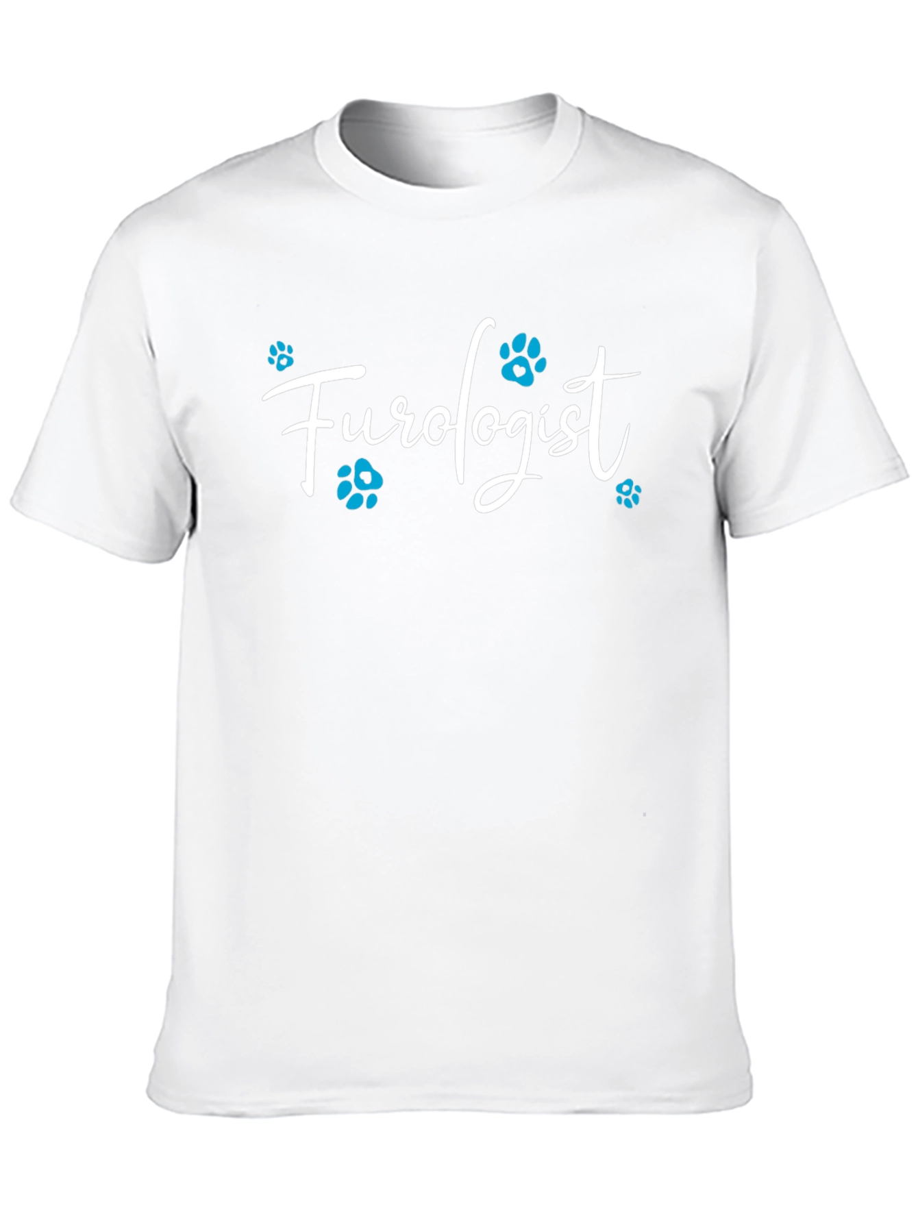 Furologist Paw Print T-Shirt - Black