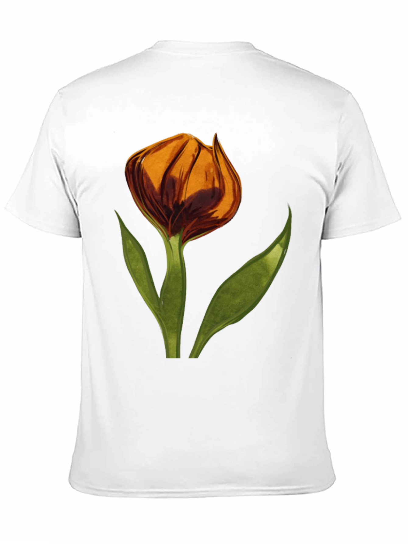 Floral Tulip Graphic T-Shirt - Soft Cotton Tee