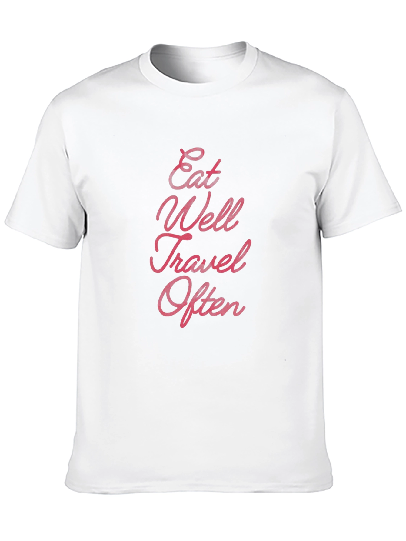 Eat Well Travel Often Graphic Tee