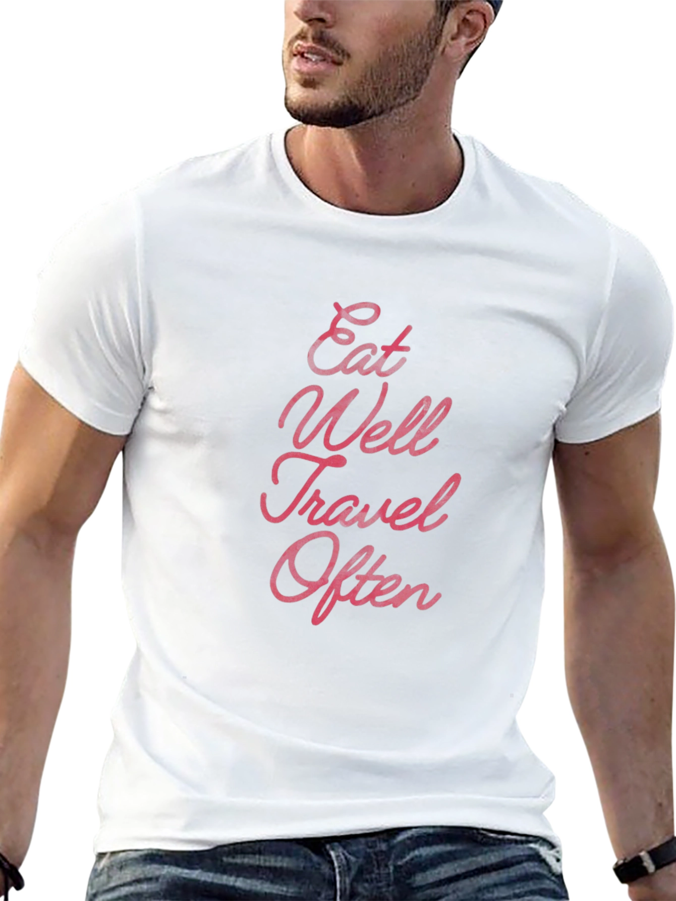 Eat Well Travel Often Graphic Tee