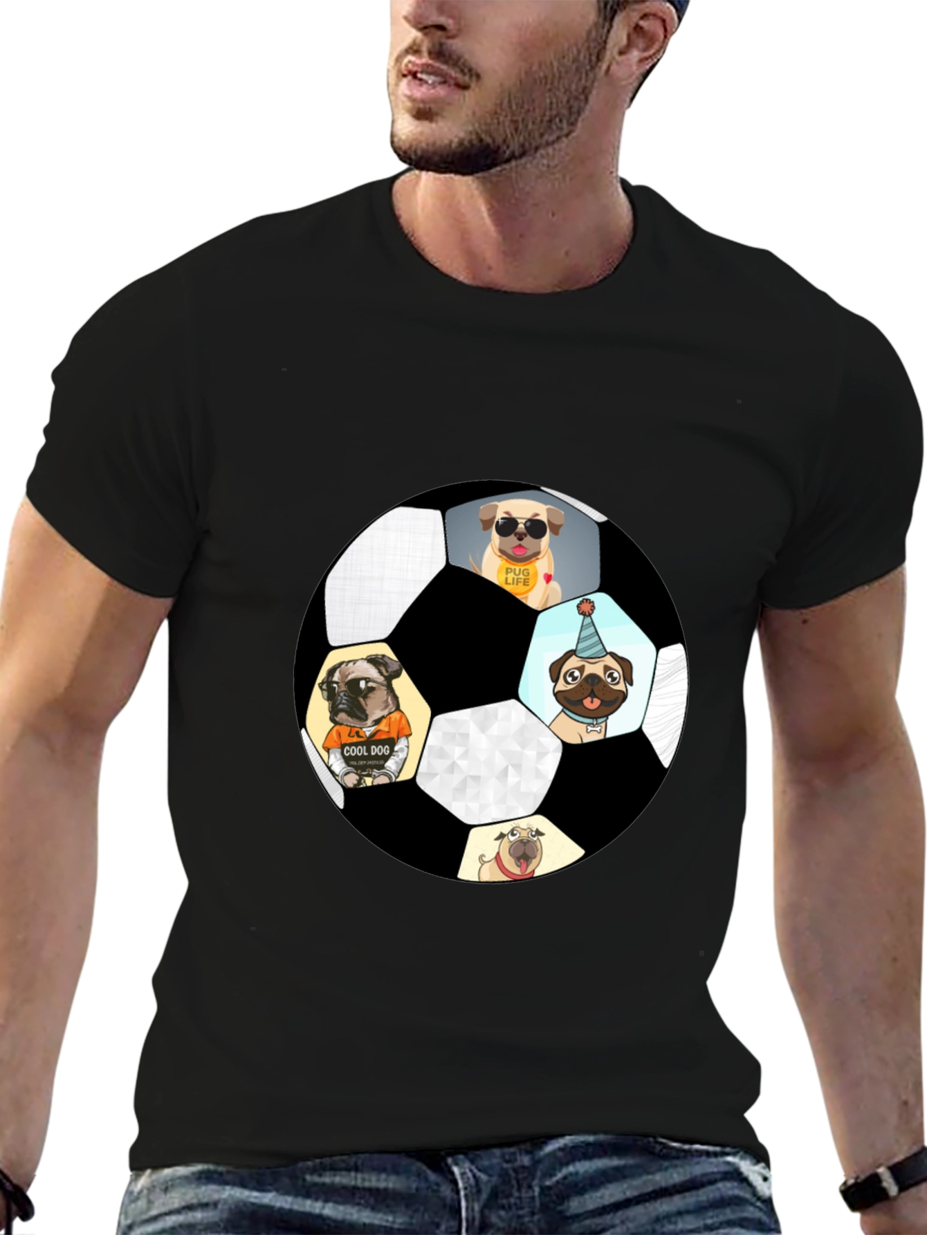 Soccer Pug T-Shirt