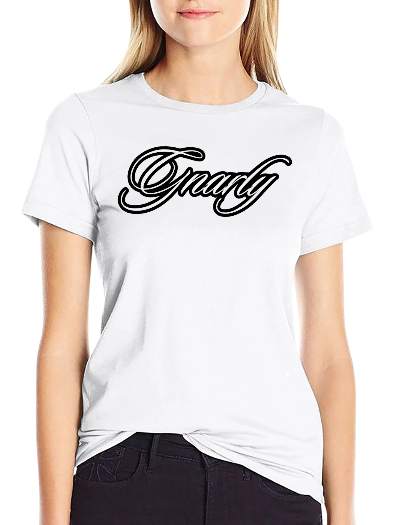 Gnarly Black Graphic Tee - Mens Crew Neck Shirt