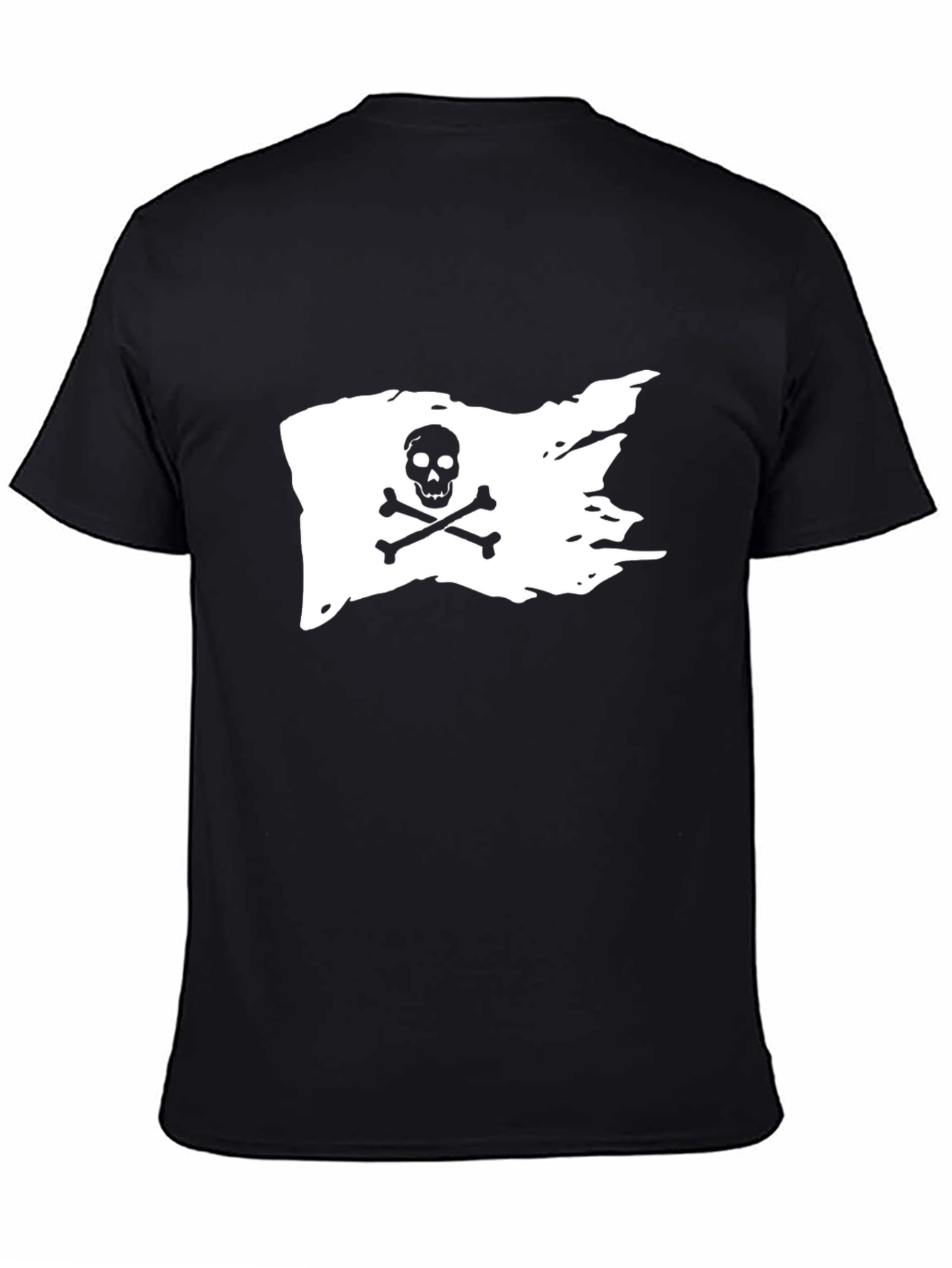 Pirate Flag Graphic Black T-Shirt