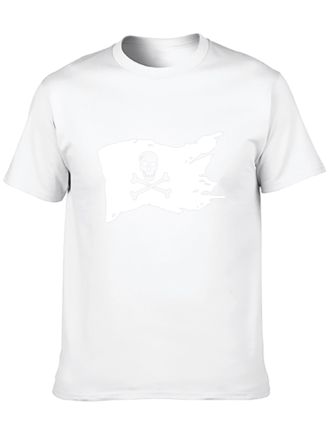 Pirate Flag Graphic Black T-Shirt