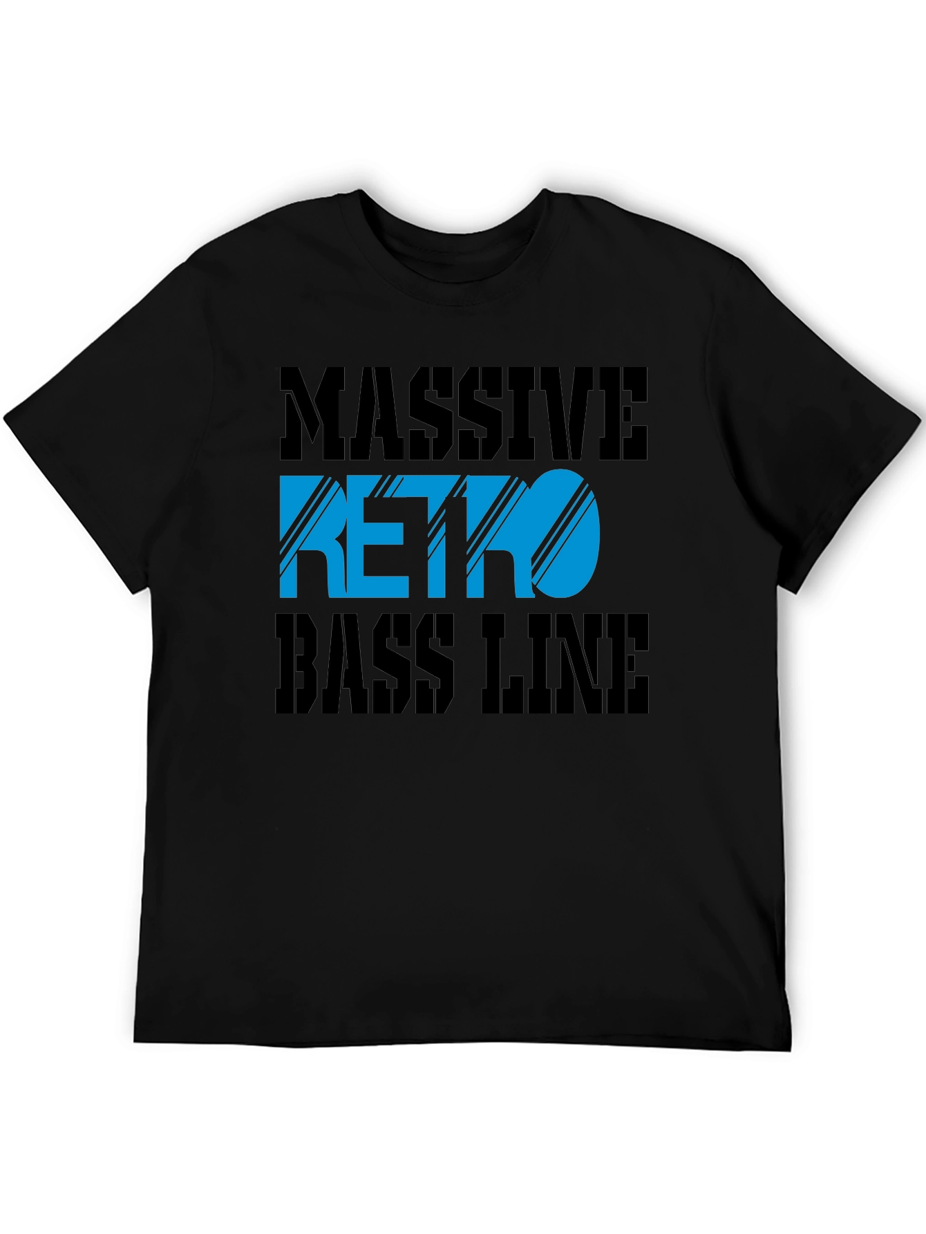 Massive Retro Bass Line Graphic Tee