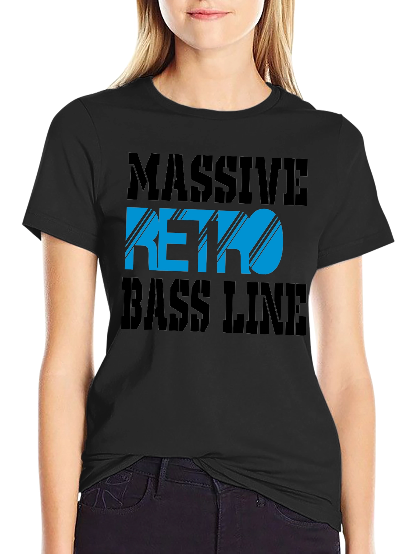 Massive Retro Bass Line Graphic Tee