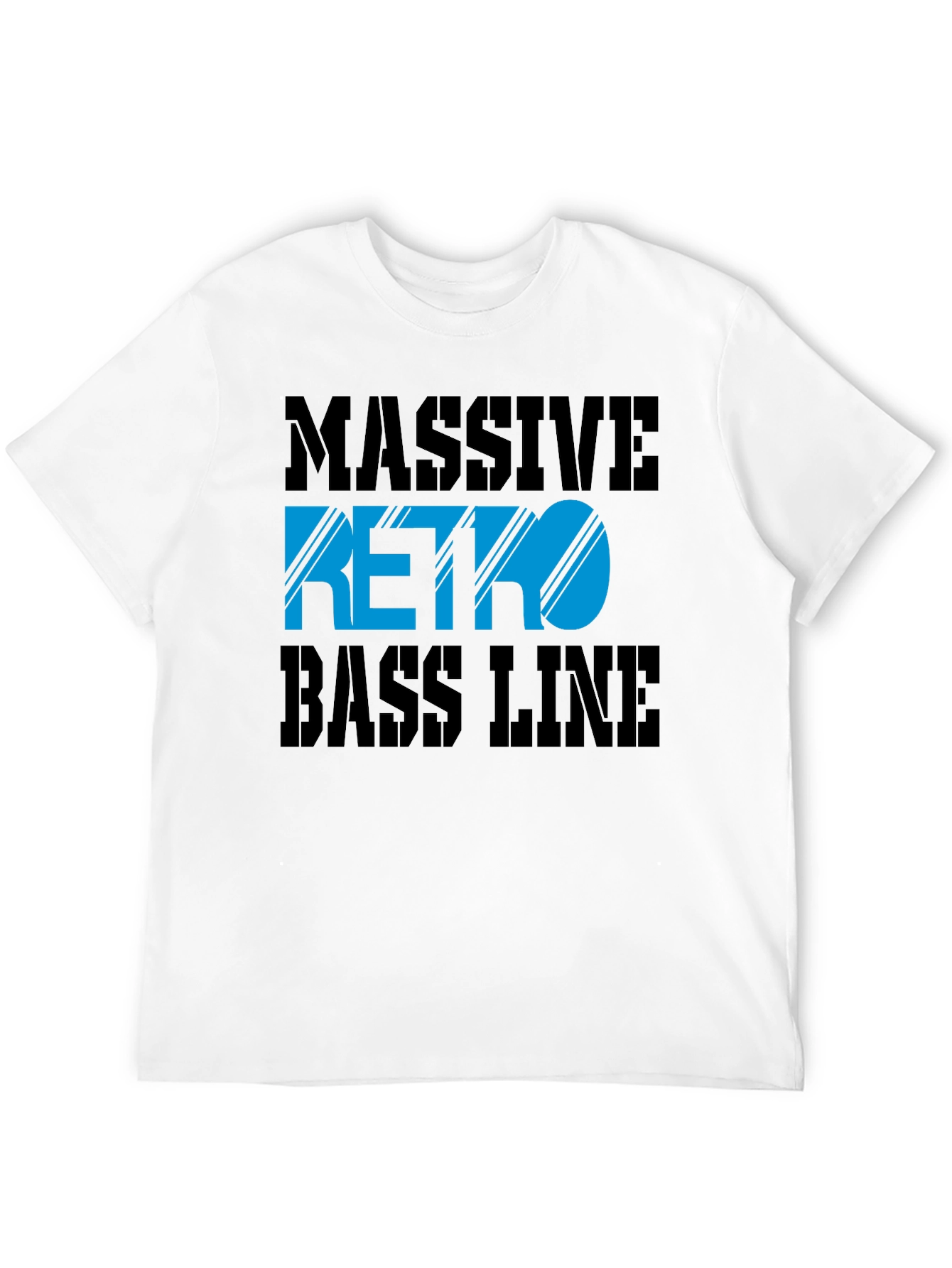 Massive Retro Bass Line Graphic Tee