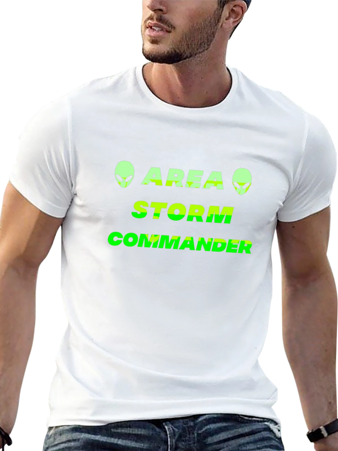 Area Storm Commander Alien Graphic T-Shirt