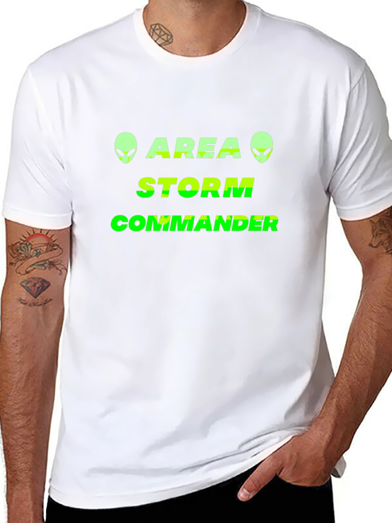 Area Storm Commander Alien Graphic T-Shirt
