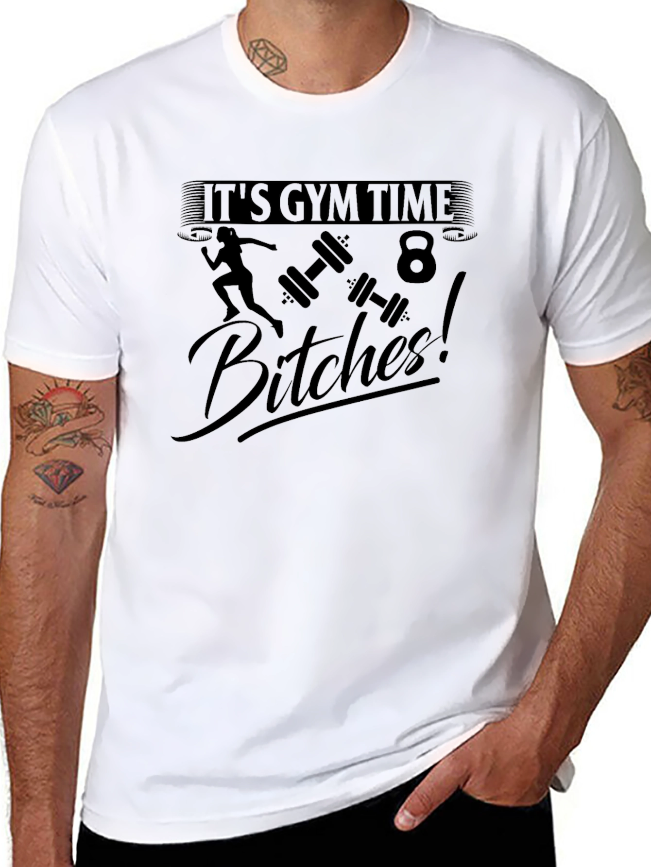 Its Gym Time Funny Workout T-Shirt