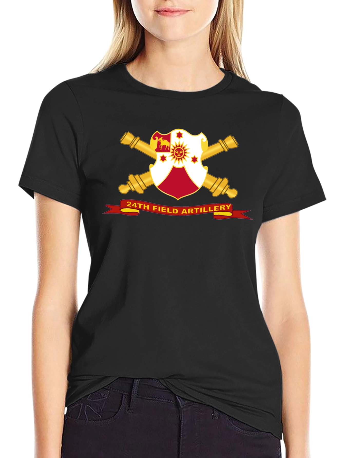24th Field Artillery T-Shirt: Military Pride Tee