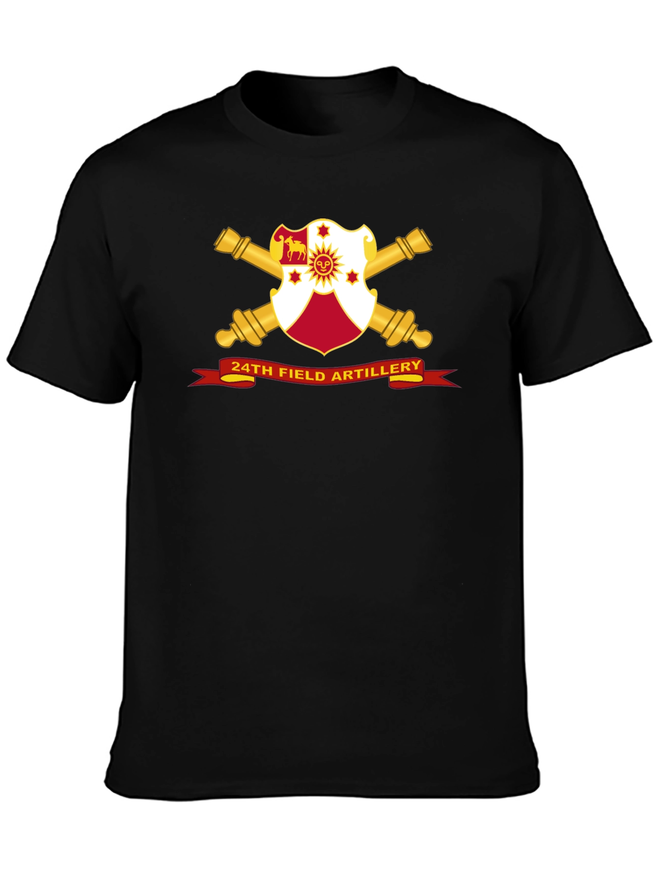 24th Field Artillery T-Shirt: Military Pride Tee