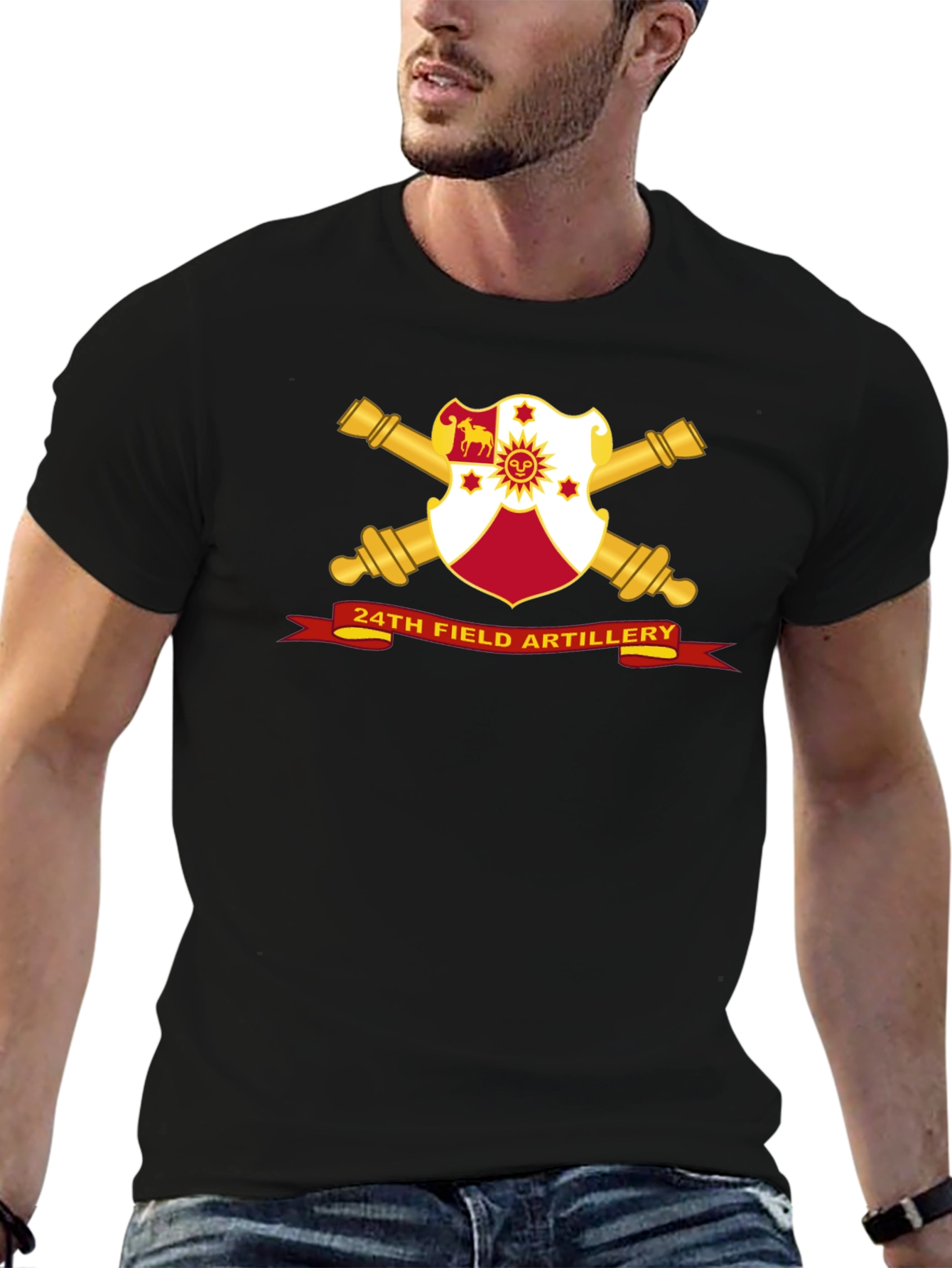 24th Field Artillery T-Shirt: Military Pride Tee