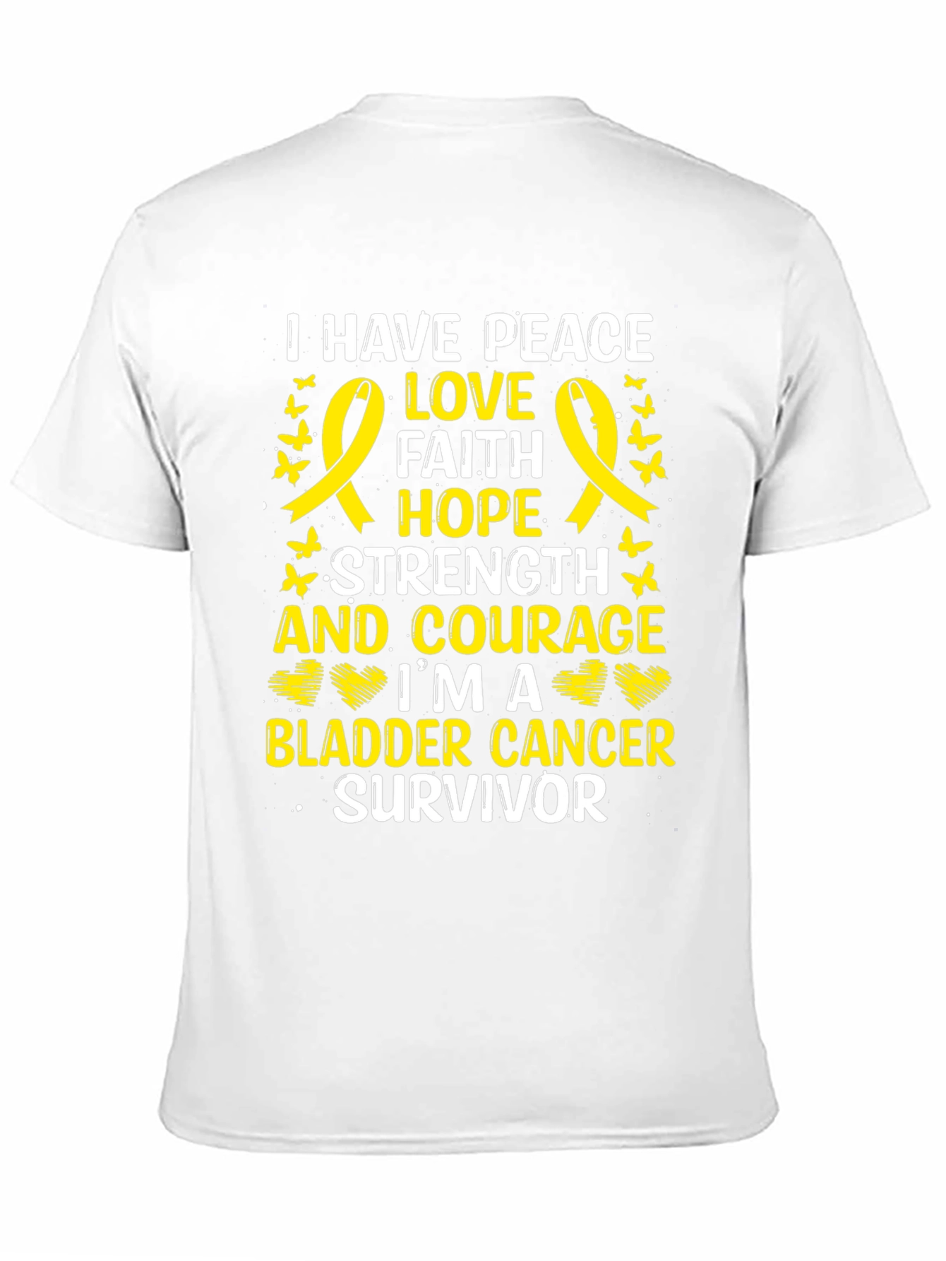 Bladder Cancer Survivor Ribbon T-Shirt