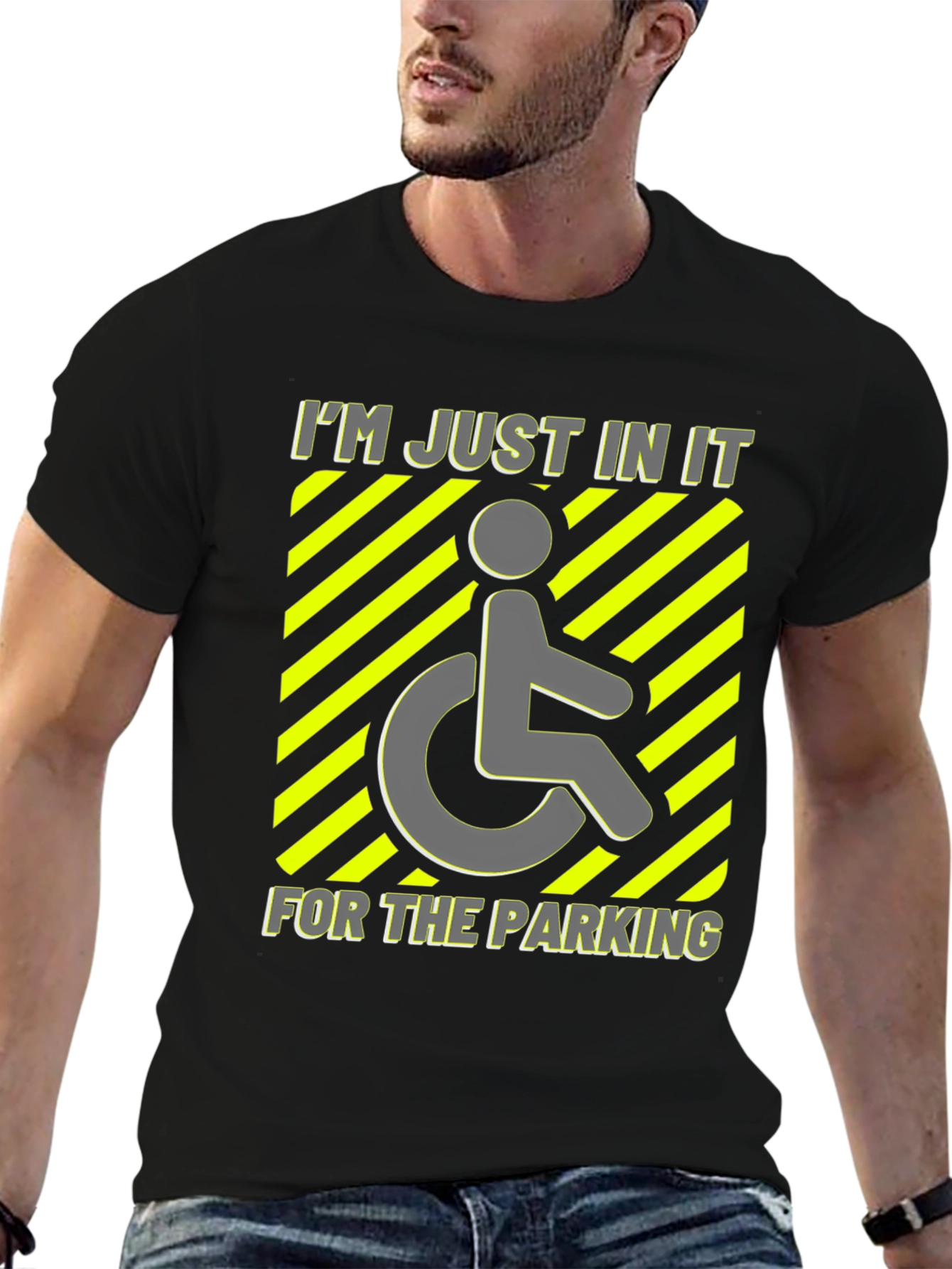 Handicap Parking Funny T-Shirt