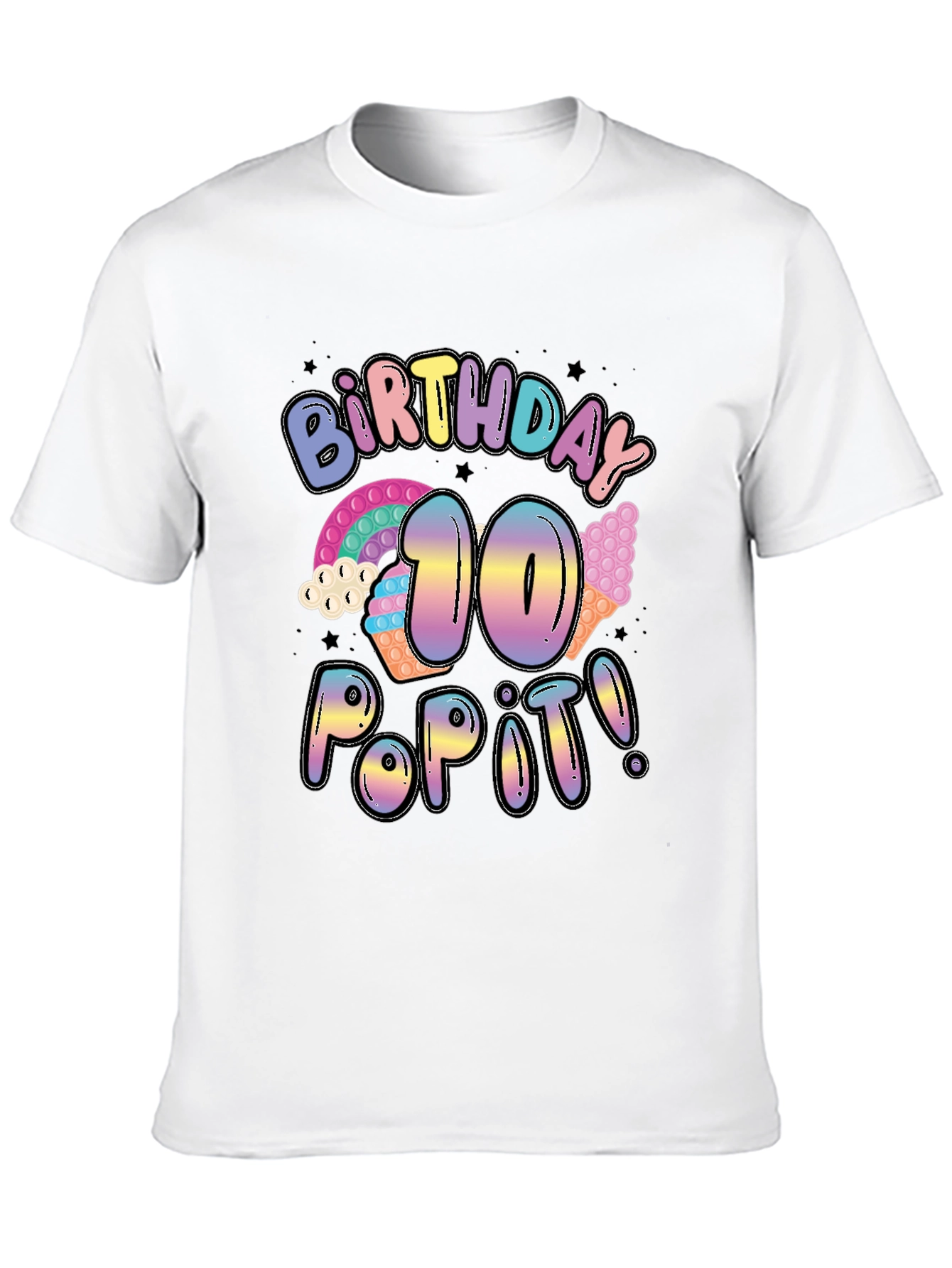 Birthday 10 Pop It! T-Shirt