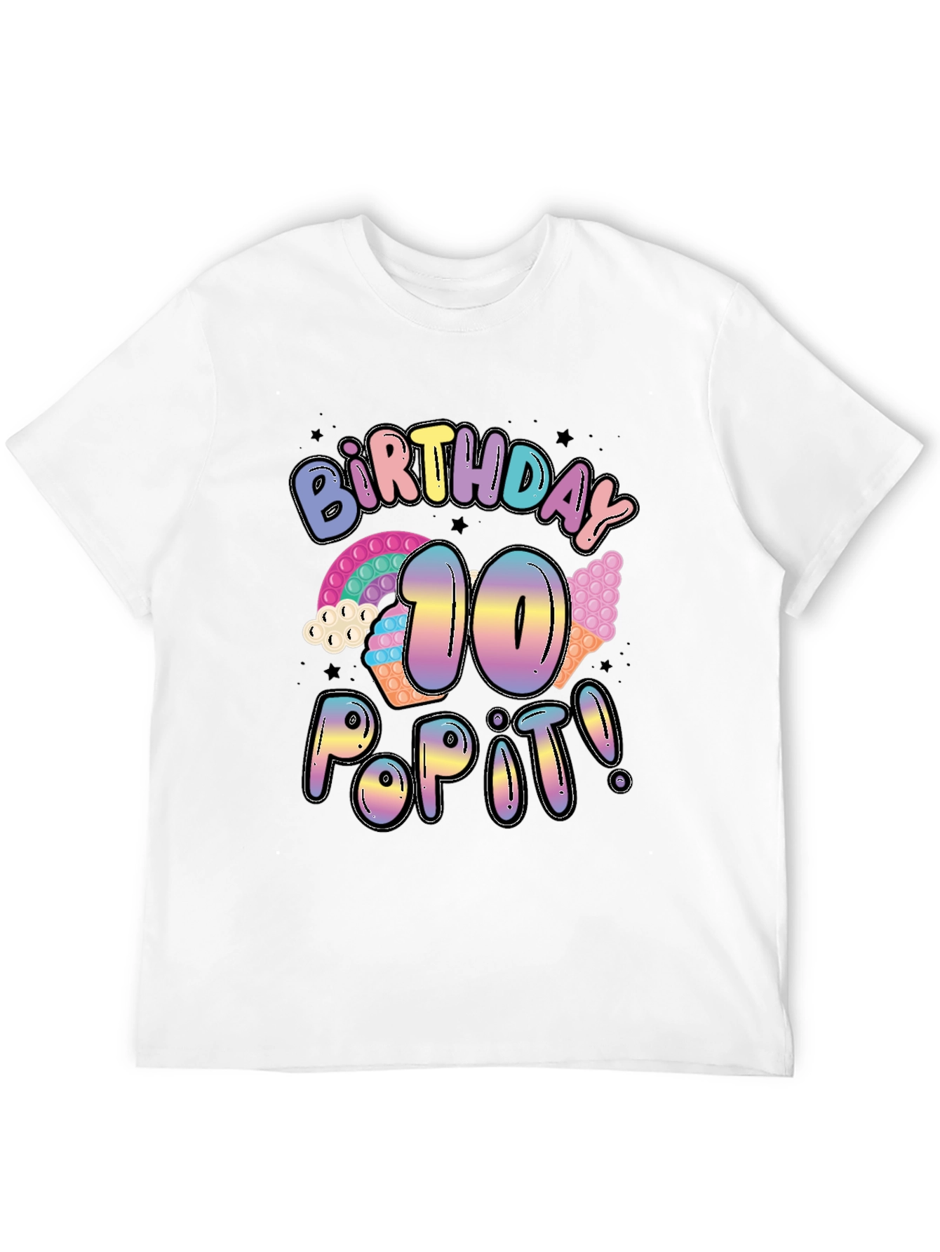 Birthday 10 Pop It! T-Shirt