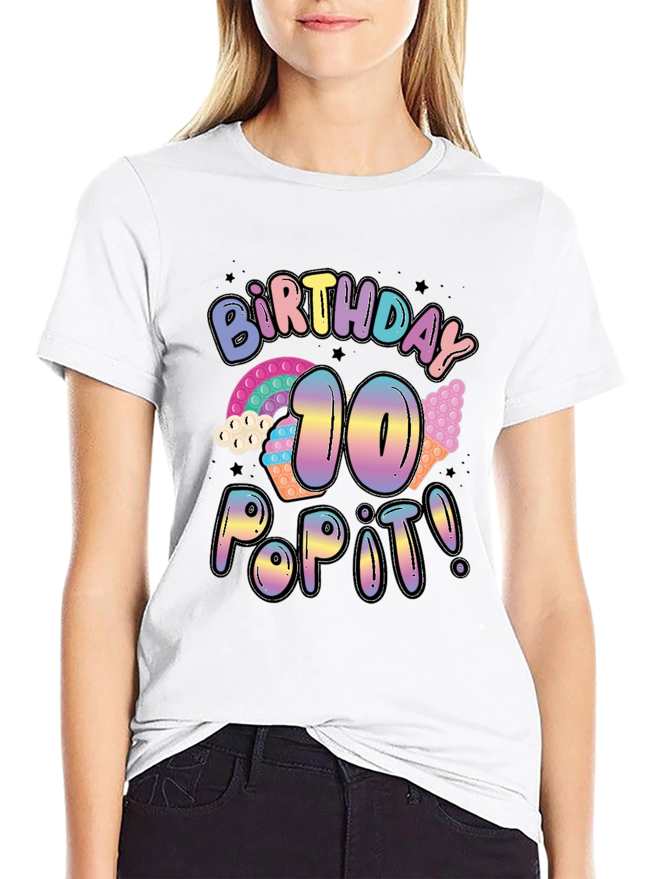 Birthday 10 Pop It! T-Shirt