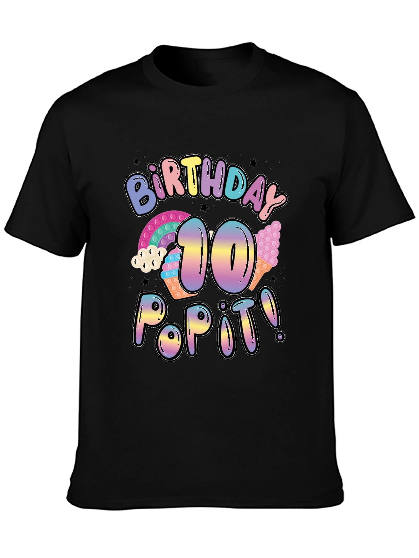 Birthday 10 Pop It! T-Shirt