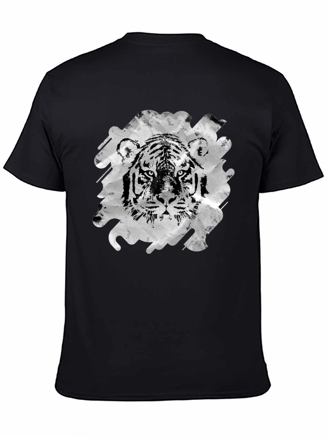 Tiger Graphic Tee - Bold Black T-Shirt
