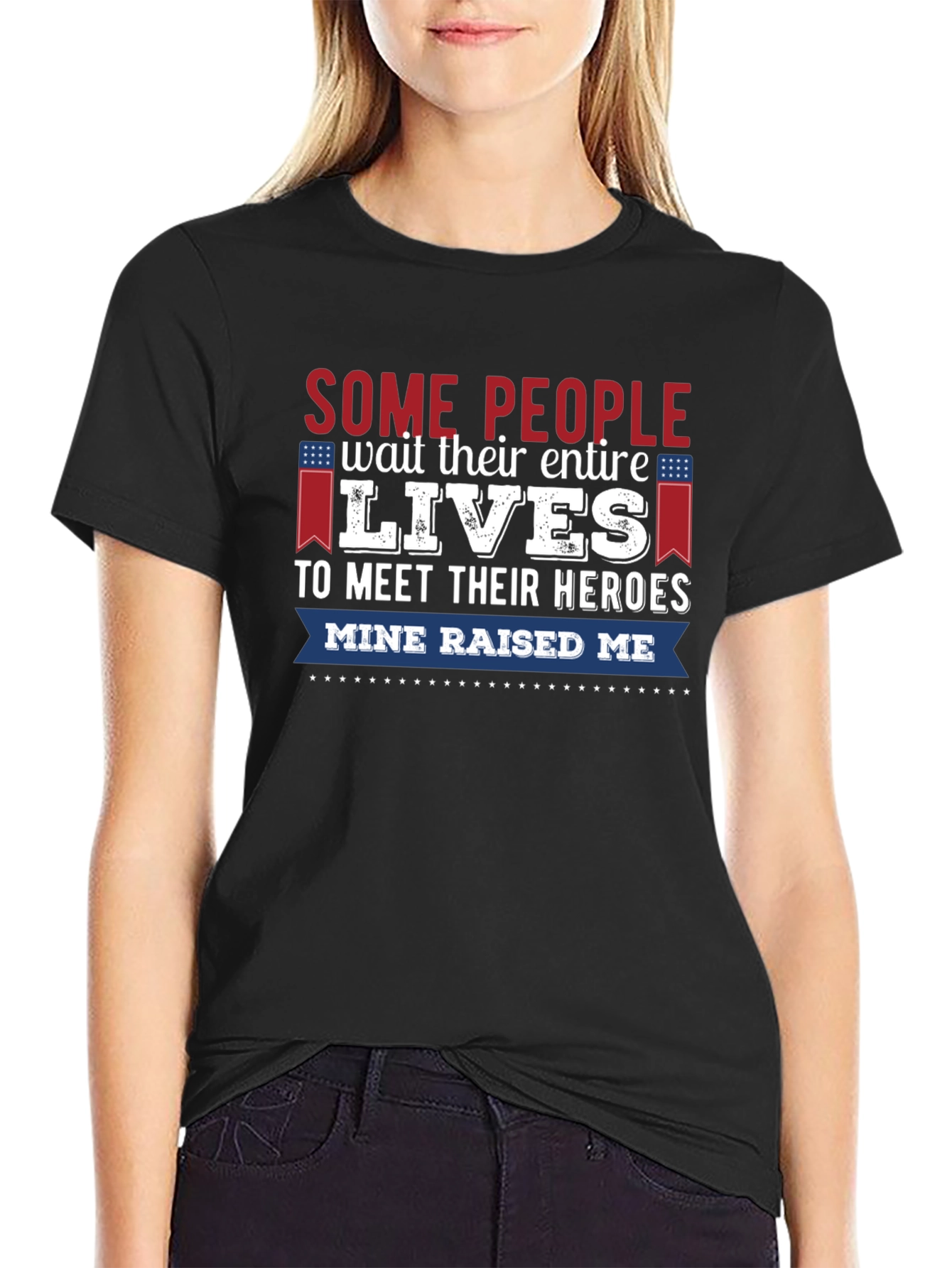 My Hero Raised Me Graphic Tee