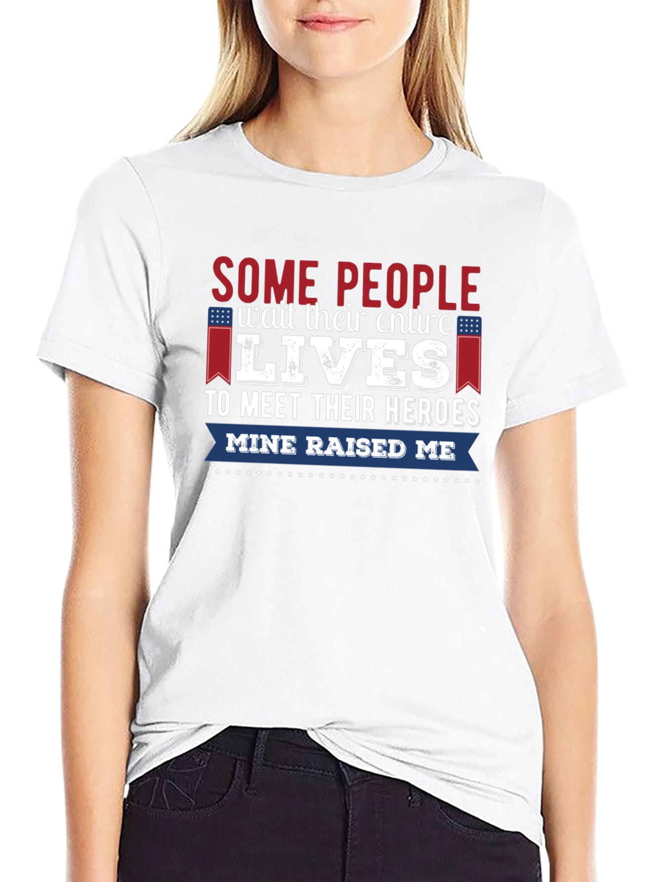 My Hero Raised Me Graphic Tee