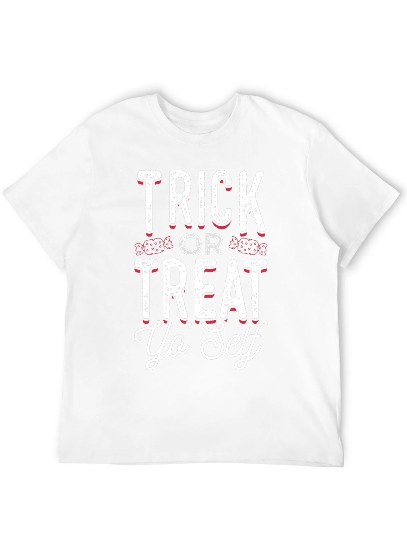 Trick or Treat Yo Self Black Graphic Tee