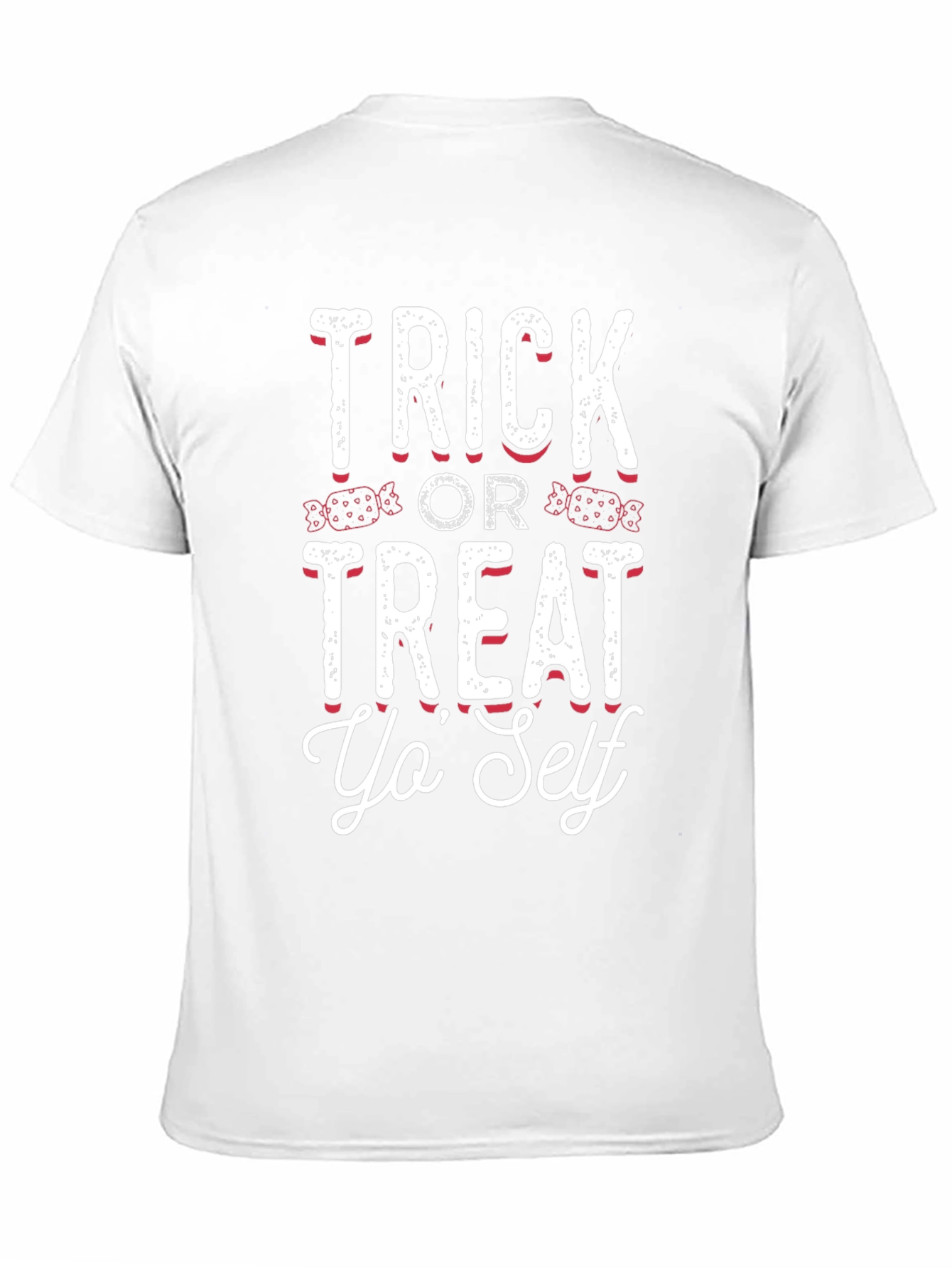 Trick or Treat Yo Self Black Graphic Tee