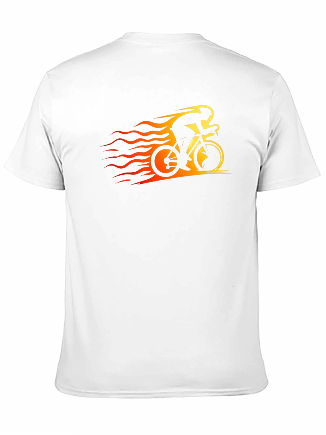 Fiery Biker Black T-Shirt