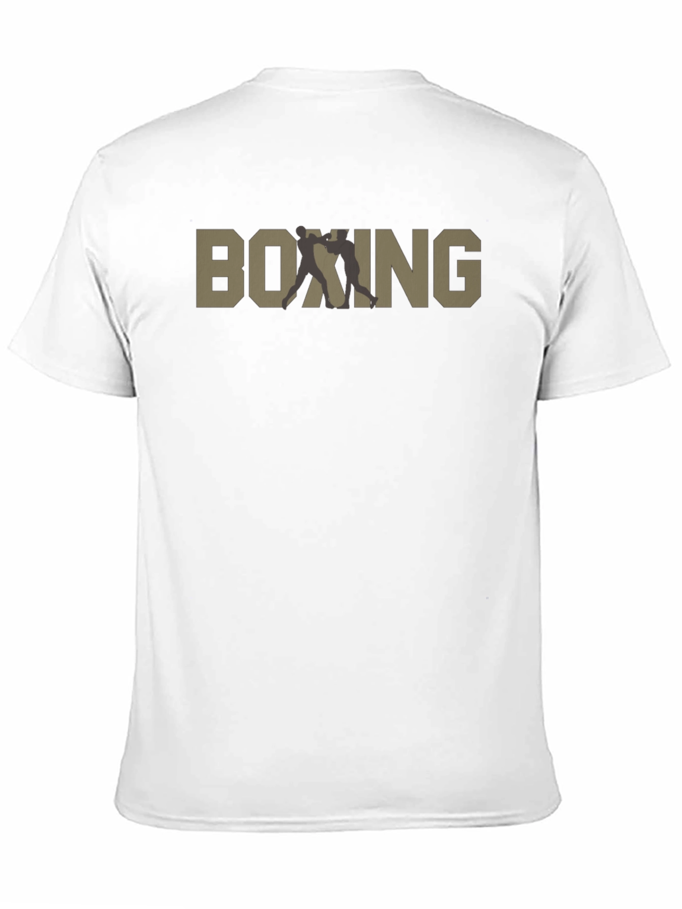 Boxing Graphic Print T-Shirt - Black