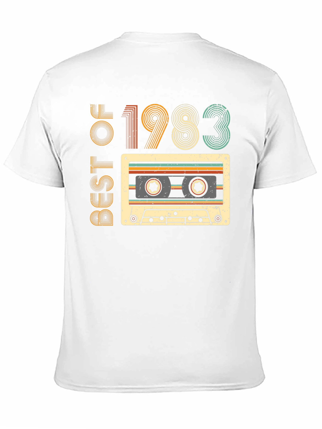 Best of 1983 Cassette Tape Black Graphic T-Shirt