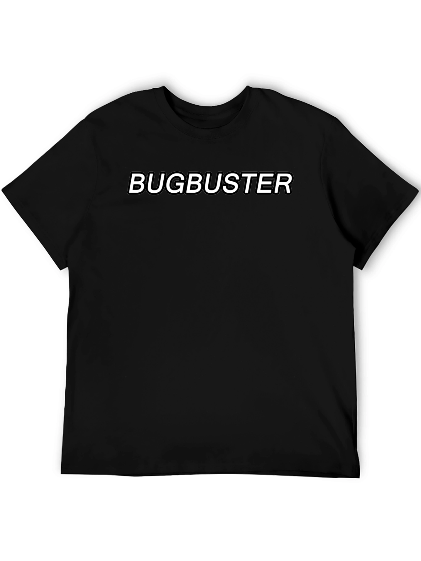 Bugbuster T-Shirt - Black Crew Neck Tee