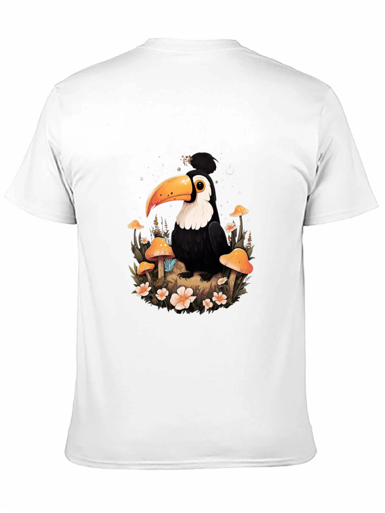 Toucan Mushroom Forest Graphic Tee