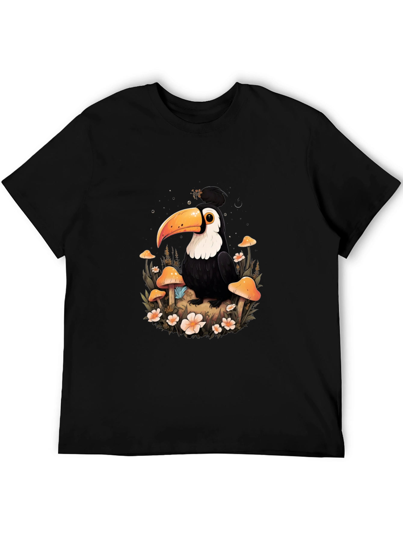 Toucan Mushroom Forest Graphic Tee