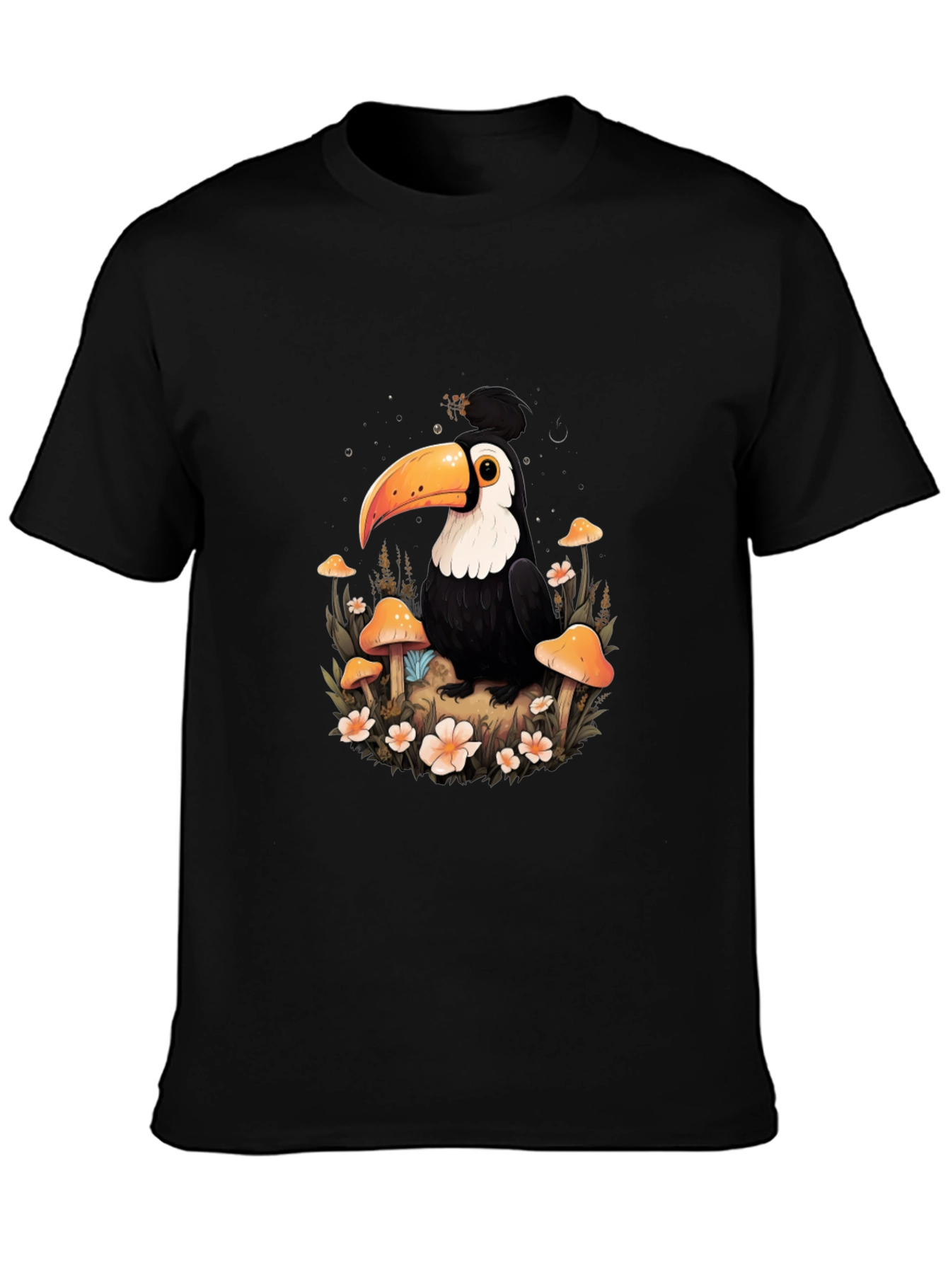 Toucan Mushroom Forest Graphic Tee