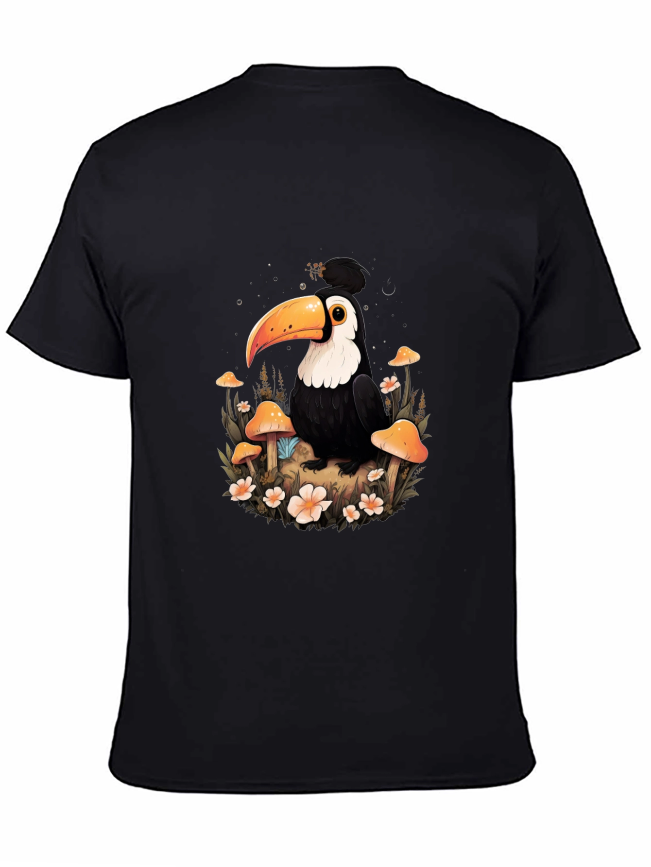 Toucan Mushroom Forest Graphic Tee
